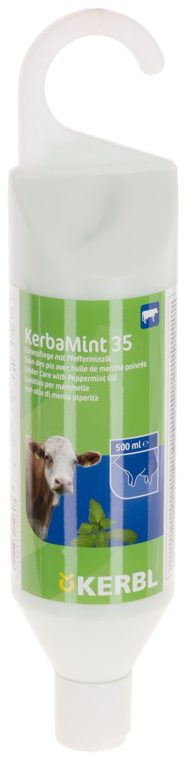 MAZILO za vime - Kerba Mint 500ml - obešalna plastenka