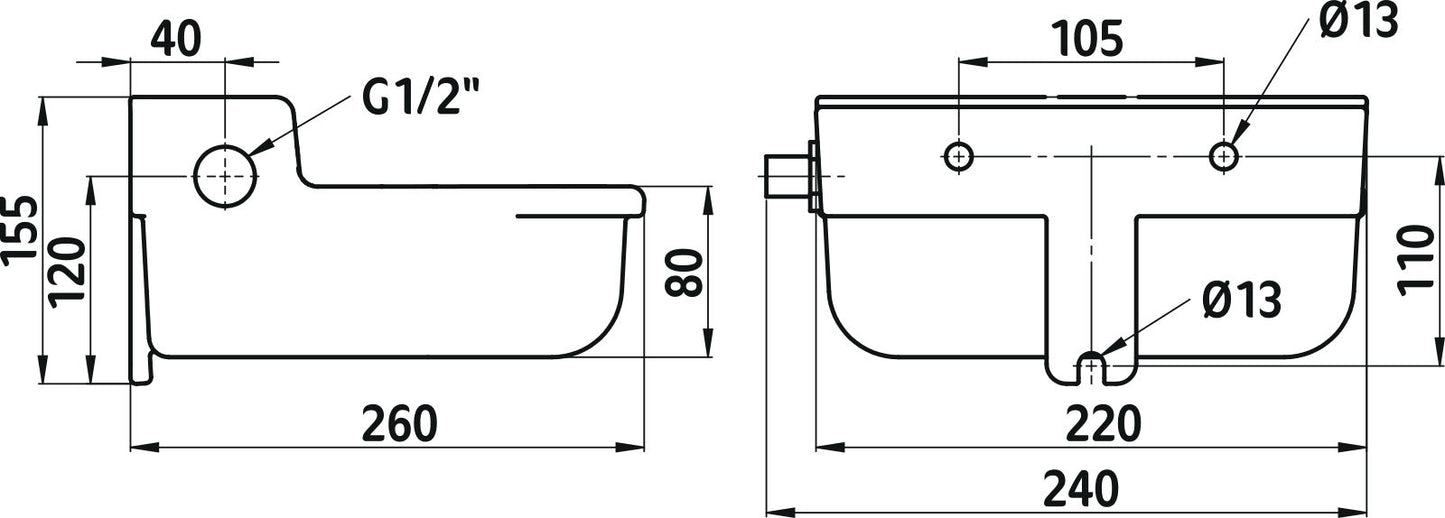 NAPAJALNIK s plovcem - 2l (nizek tlak)