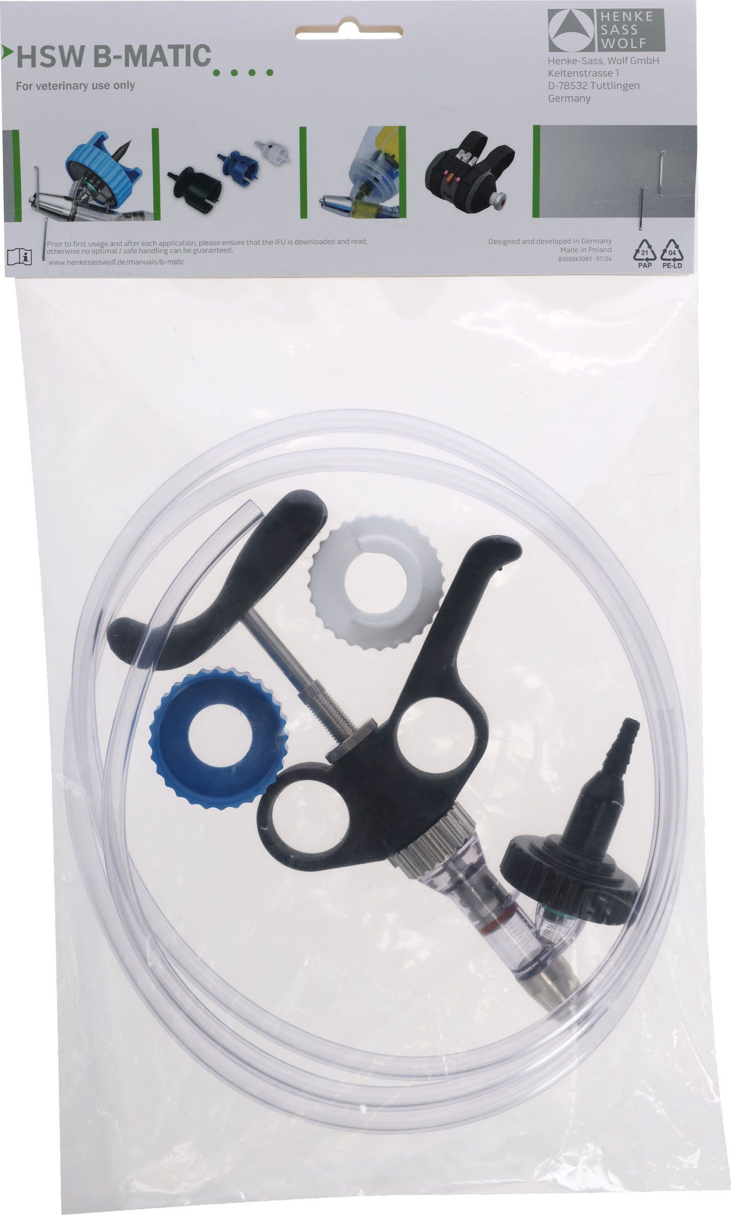 B-MATIC Universal 2 ml LL Univerzalni adapter in cev 1,5