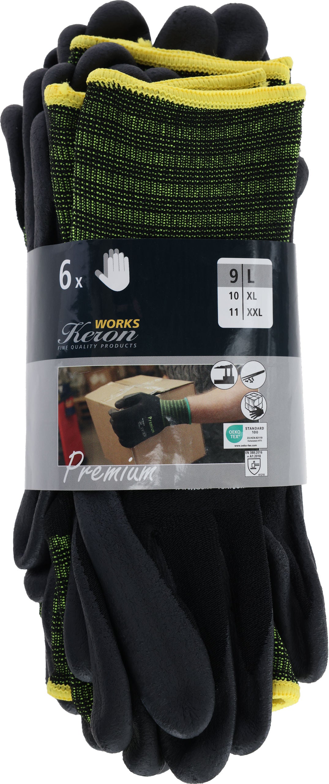 Delovna rokavica Premium vel. rokavica iz najlona, nitril