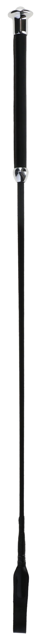Skakalni bic, crn, 65 cm, z Rocajem iz um. usnja in konico