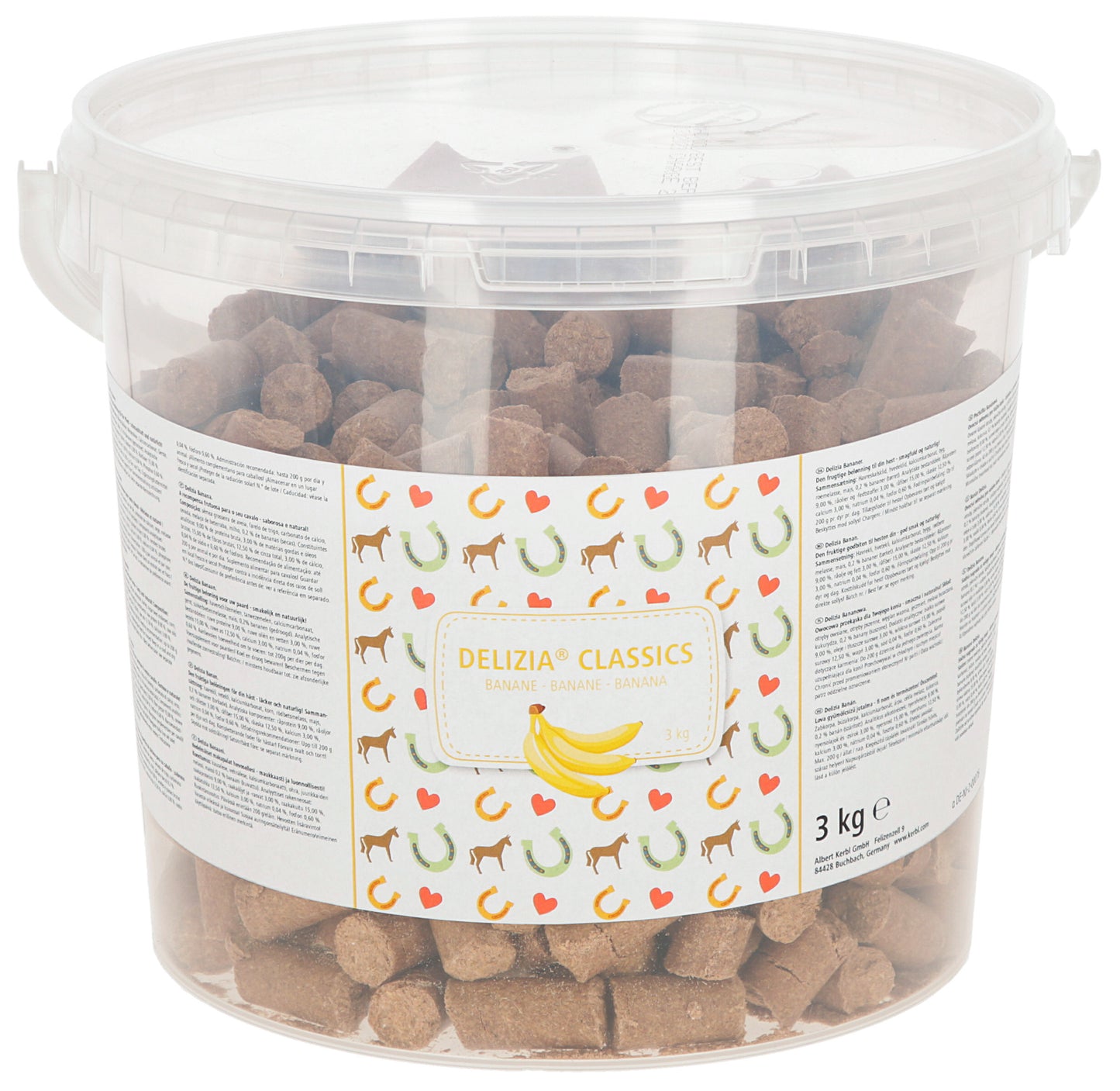 PIŠKOTKI za konje Delizia banana 3kg