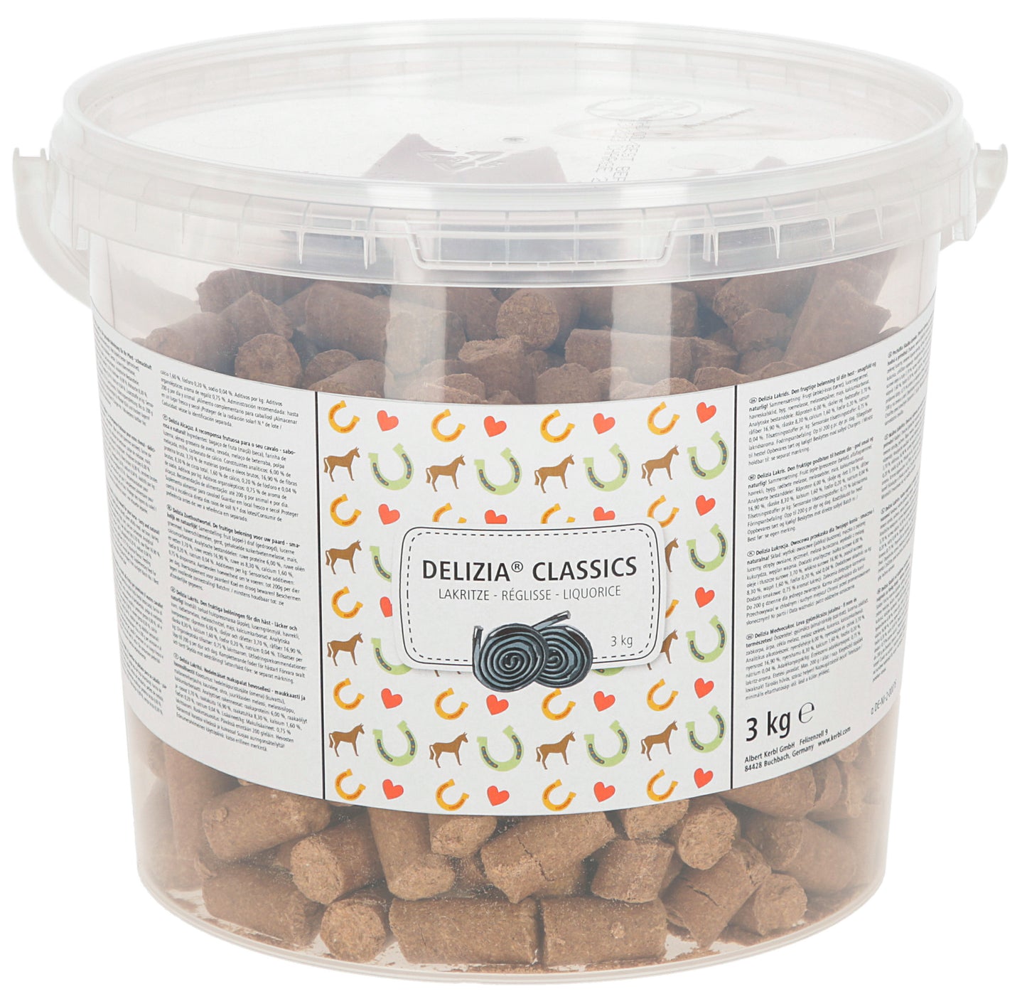 PIŠKOTKI za konje Delizia - lakrice 3kg