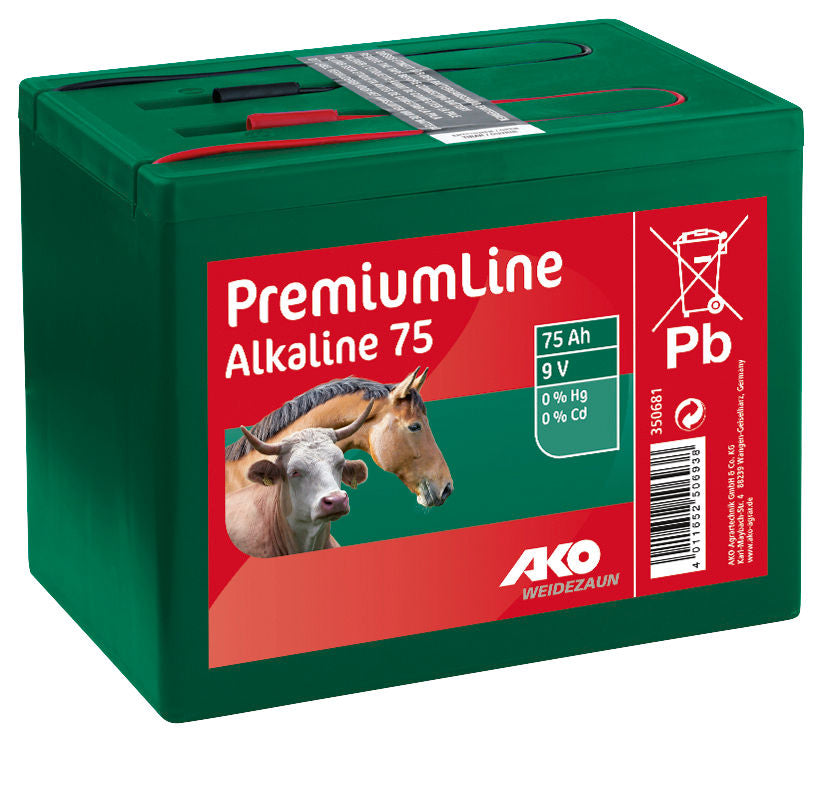 BATERIJA alkalna 9V, 75Ah