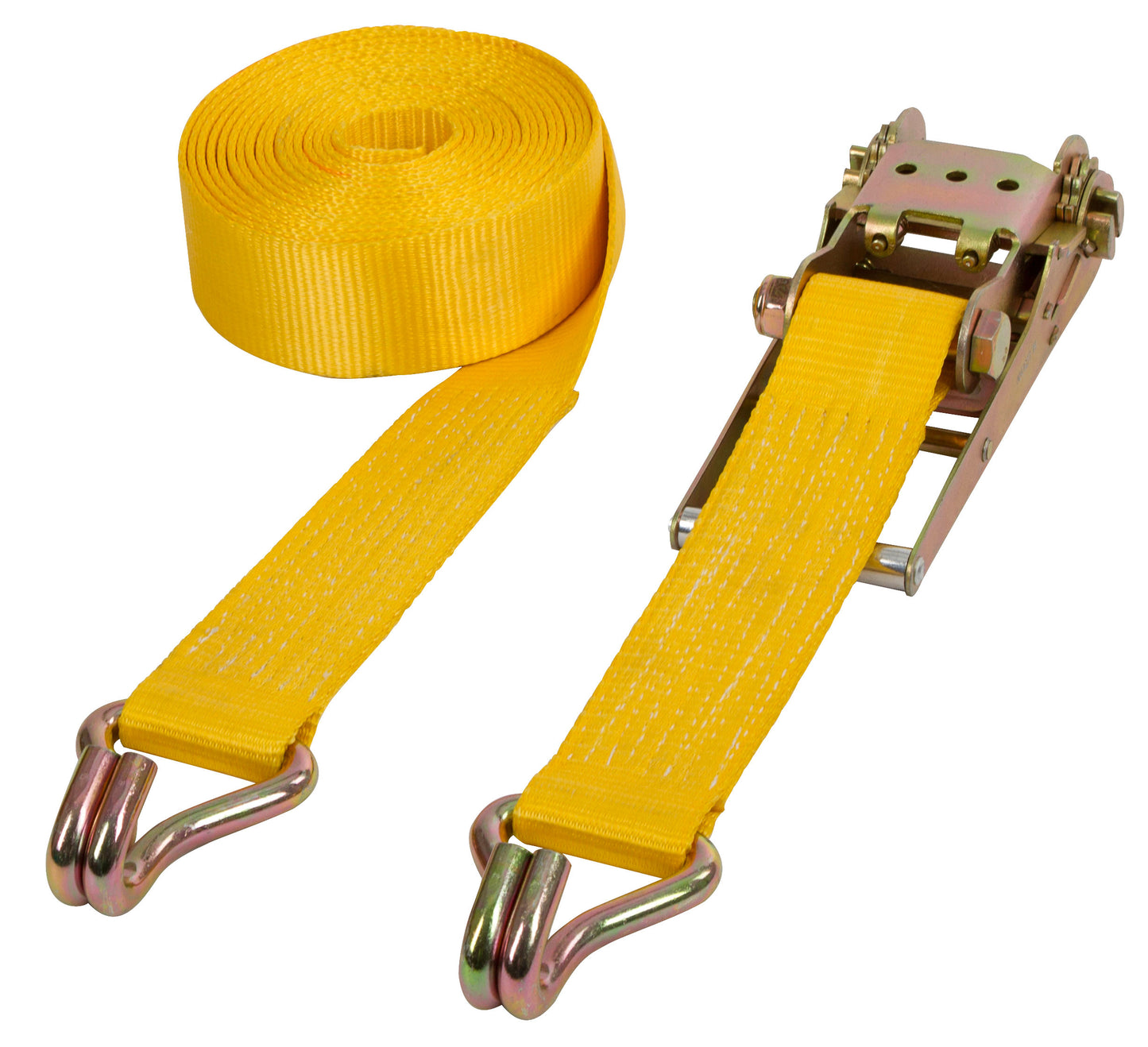 Močan pritrdilni trak, 2-delni 5000/10.000 kg, rumena