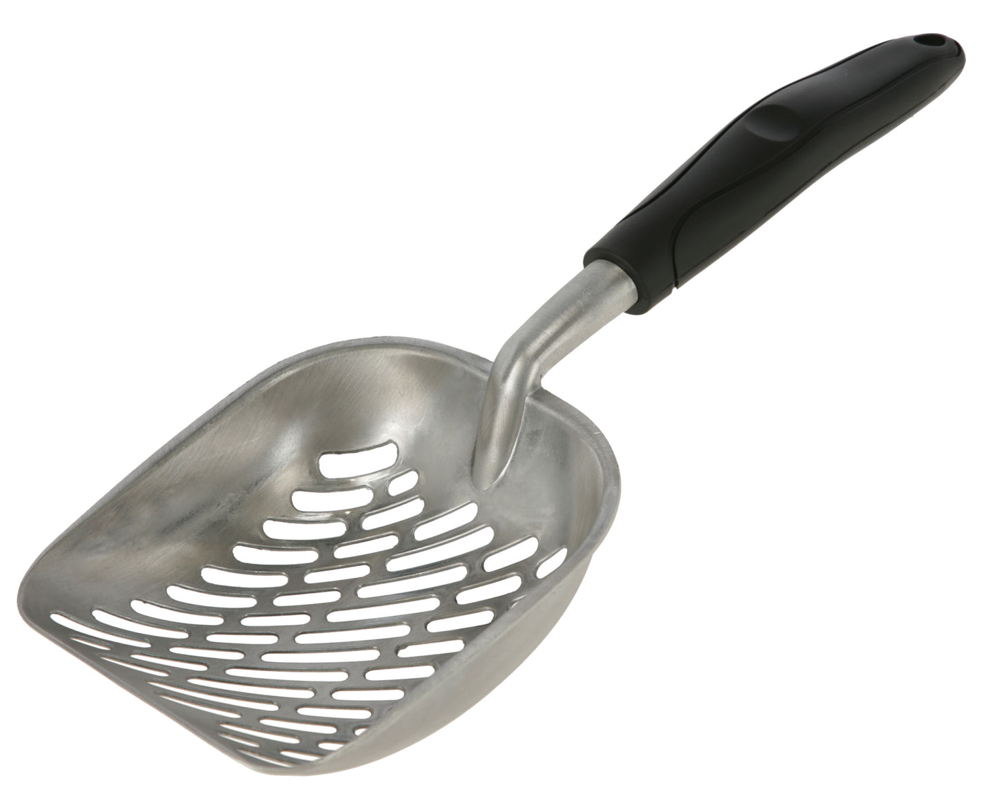 Aluminijasta zajemalka za smeti, crna, 35 x 14 cm, s