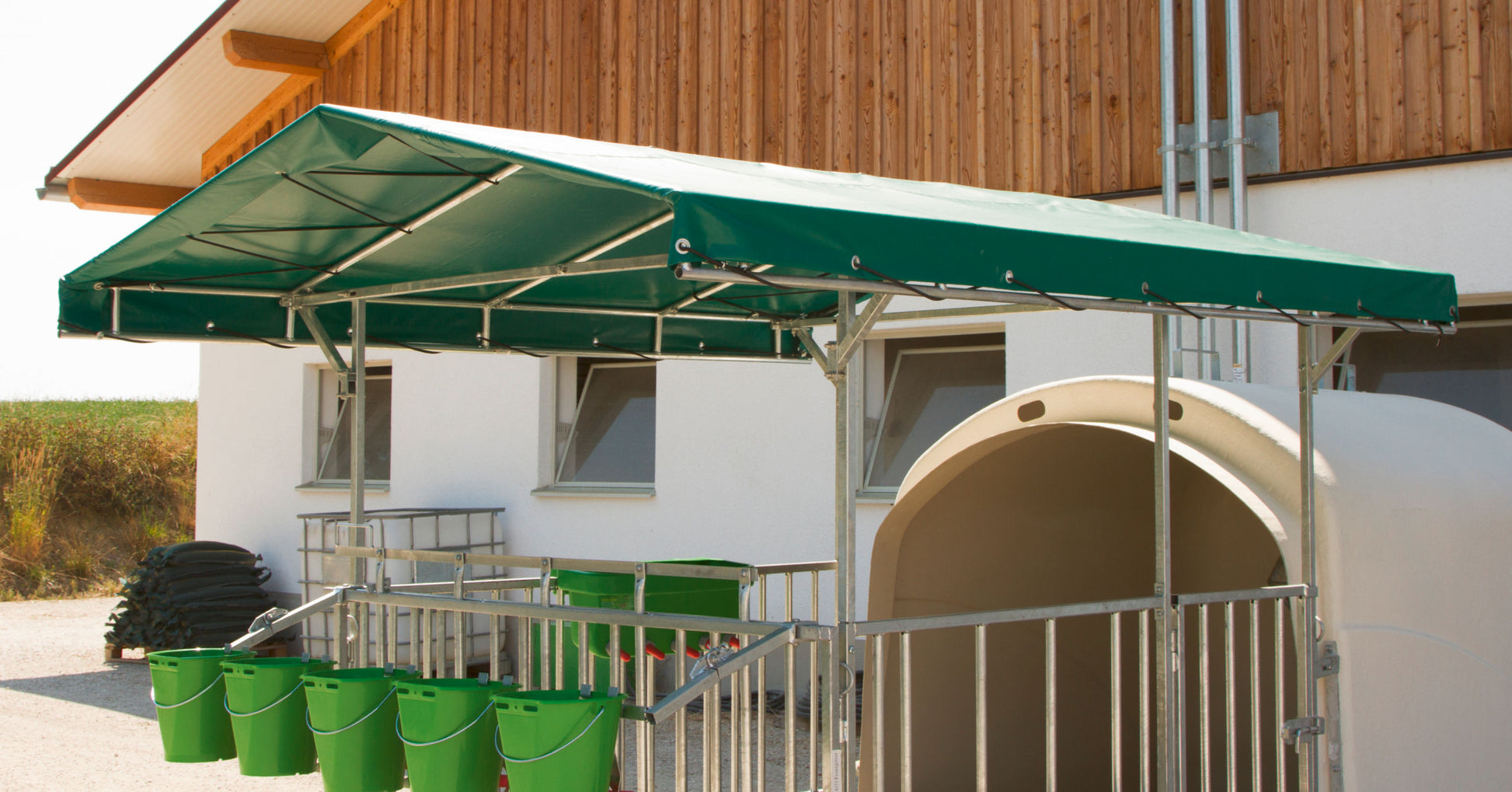 NADSTREŠEK 300 x 270cm Poliester s PVC premazom