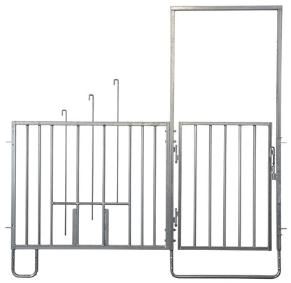 OGRAJNI del z vrati 215cm za hlev z modularno ograjo