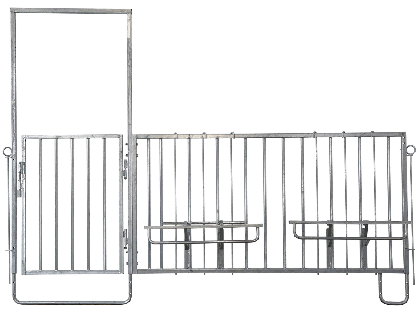 OGRAJNI del z vrati 285cm za hlev z modularno ograjo