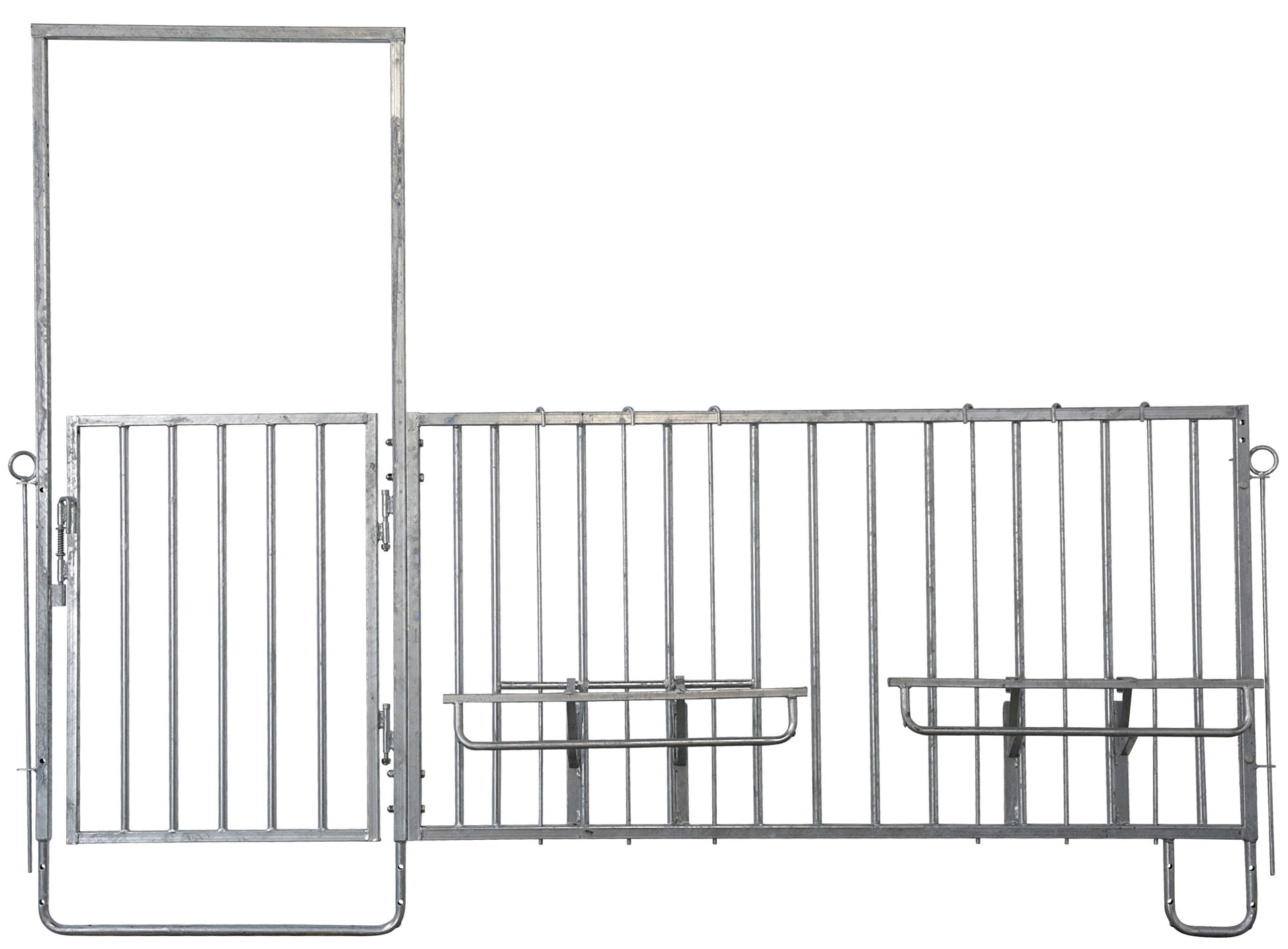 OGRAJNI del z vrati 285cm za hlev z modularno ograjo