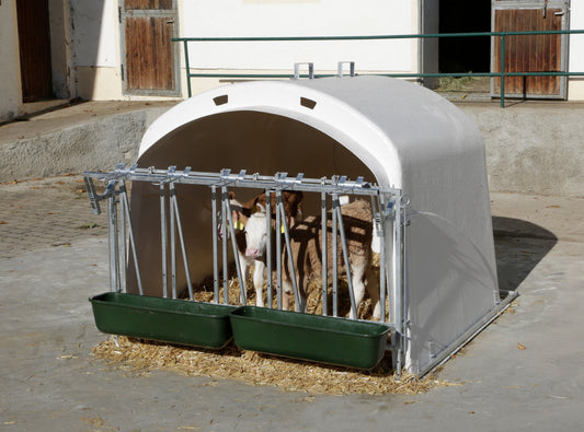 CalfHouse Premium XL z rešetko za krmo