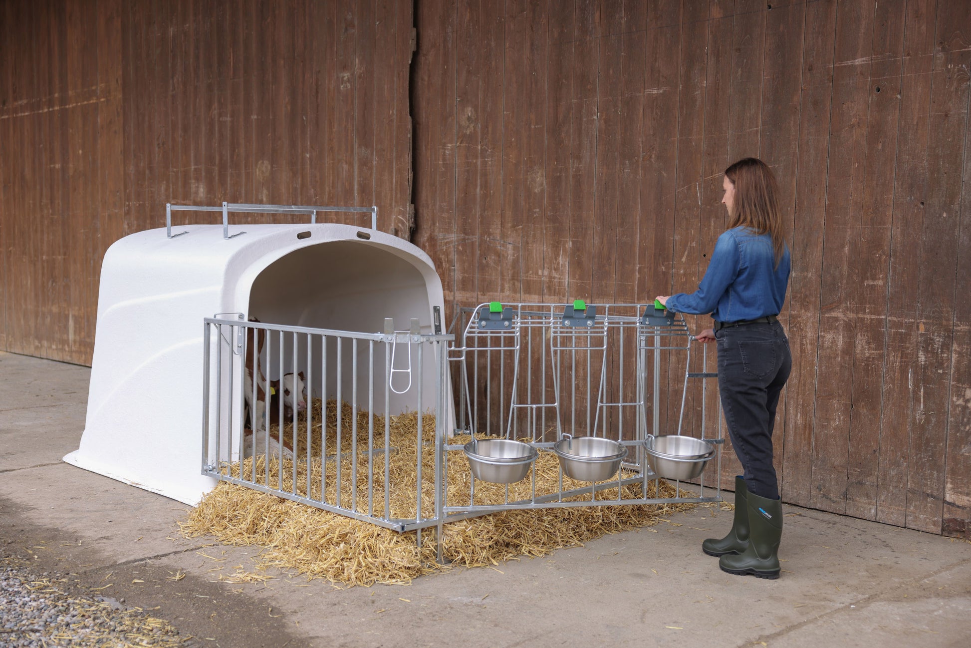 CalfHouse Premium DUO z ograjo