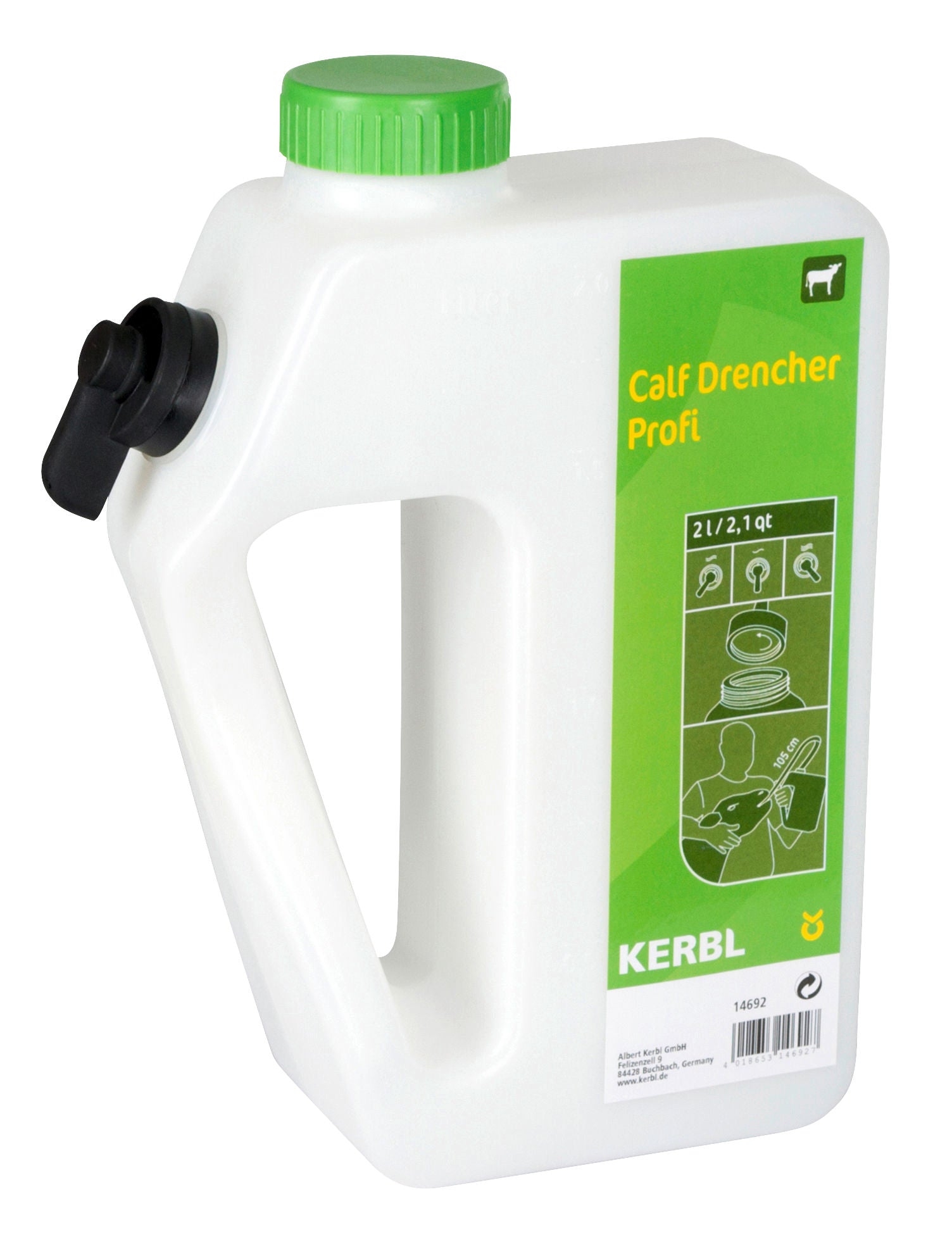 DRENC za teleta Profi fleksibilen 105cm - 2l