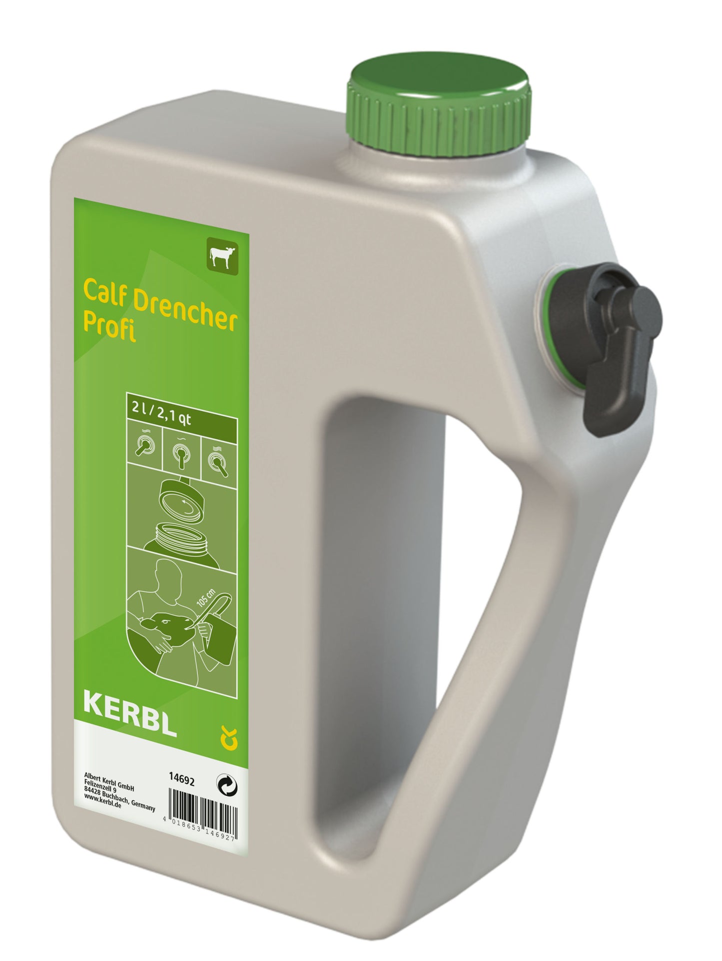 DRENC za teleta Profi fleksibilen 105cm - 2l