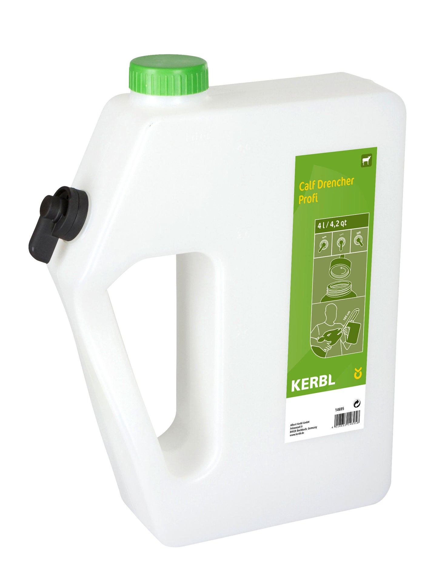 DRENC za teleta Profi fleksibilen 105cm - 4l
