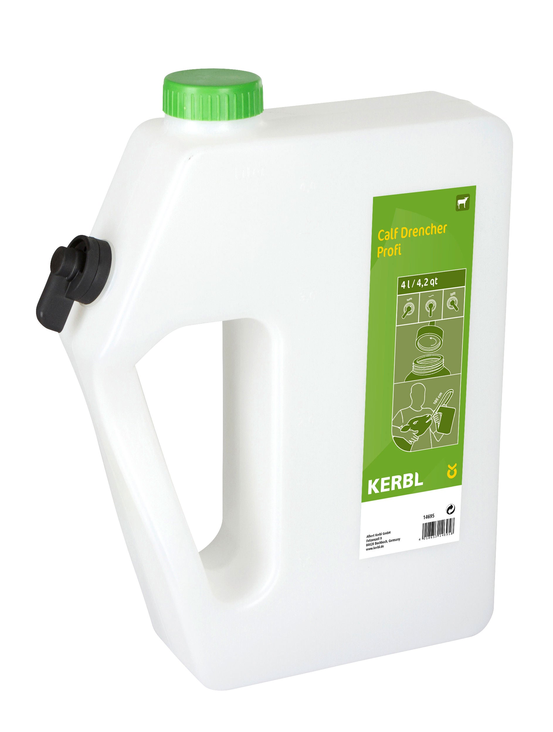 DRENC za teleta Profi fleksibilen 105cm - 4l