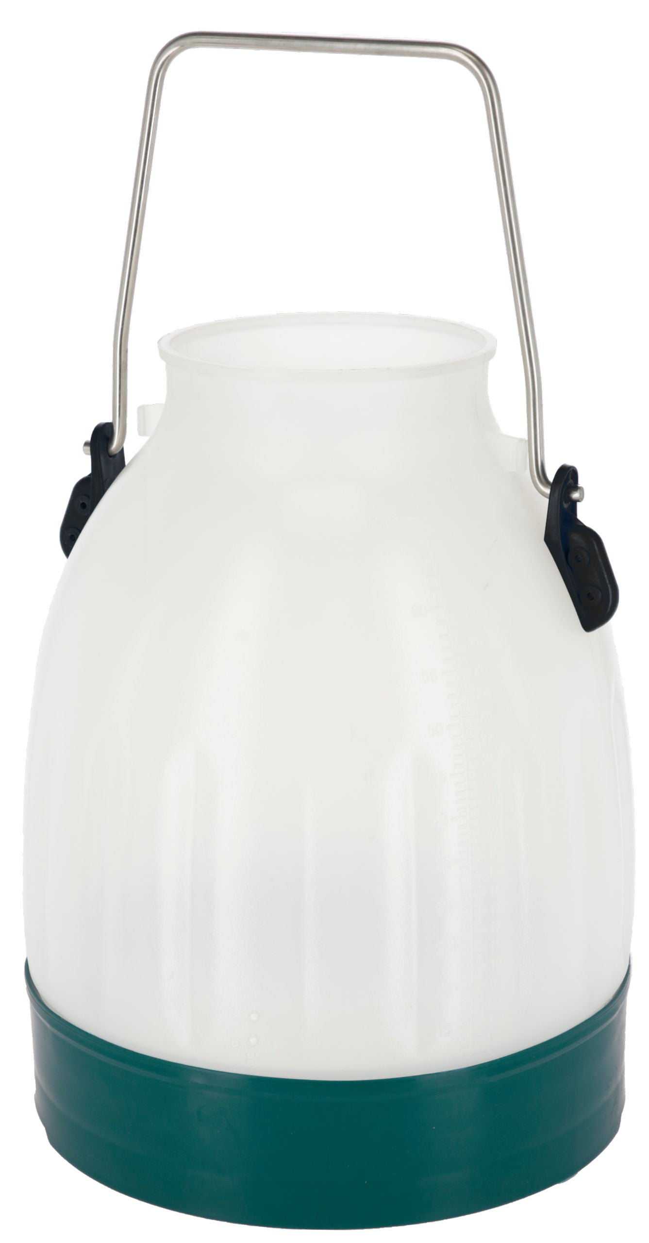 Vedro za molžo 30 l poltransp. zeleno, višina rocaja 143 mm