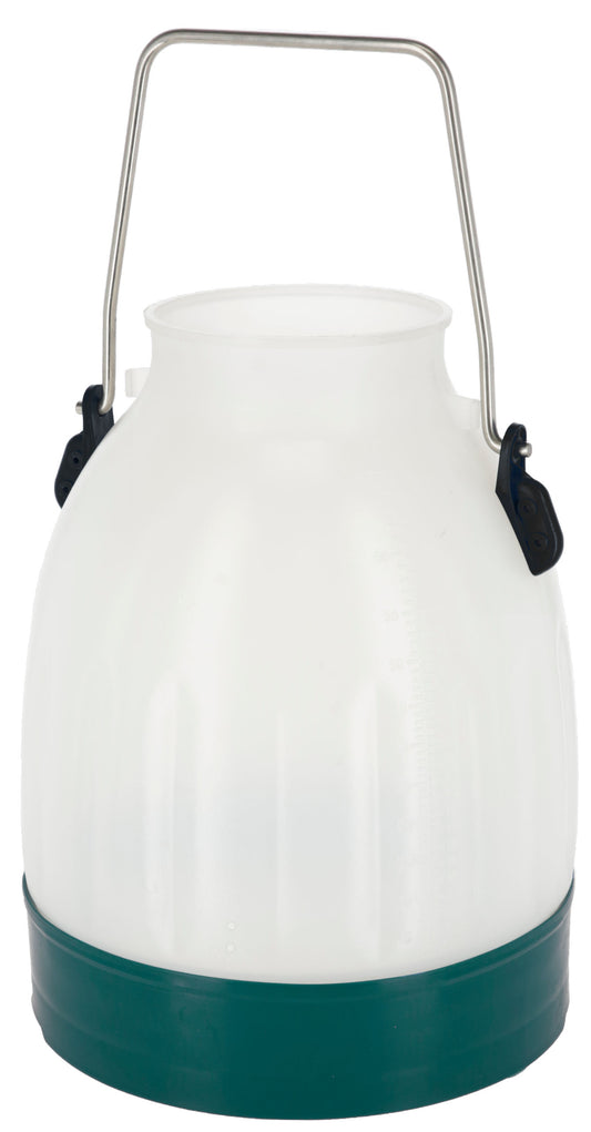 Vedro za molžo 30 l poltransp. zeleno, višina rocaja 143 mm