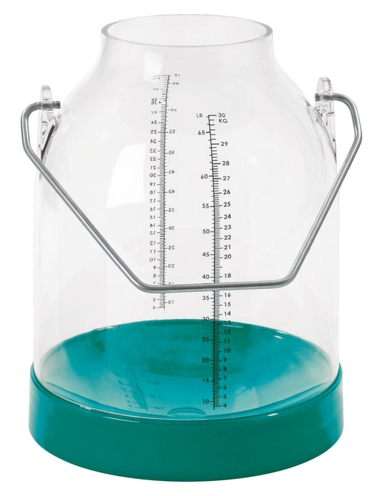 VEDRO za molžo zeleno polikarbonat - 143mm / 30l