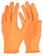 Nit.rokavice za en. up. X-Grip 240mm, 50 kos, vel. M, oranžne