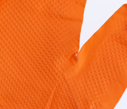 Nit.rokavice za en. up. X-Grip 240mm, 50 kos, vel.XL, oranžne