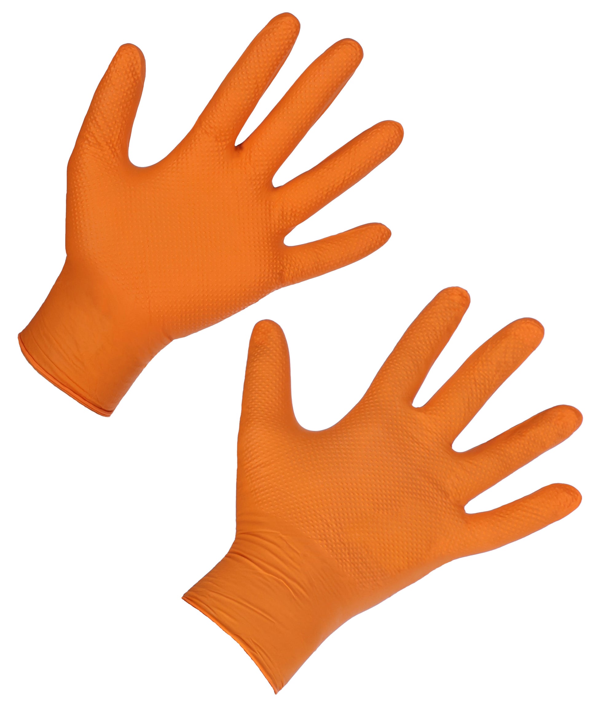 Nit.rokavice za en. up. X-Grip 240mm, 50kos, vel.XXL, oranžne