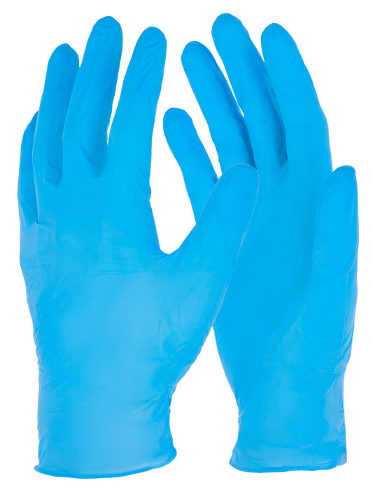 Nitril Sensitive vel. S modre, ro. za en.upo.,100, brez pudra
