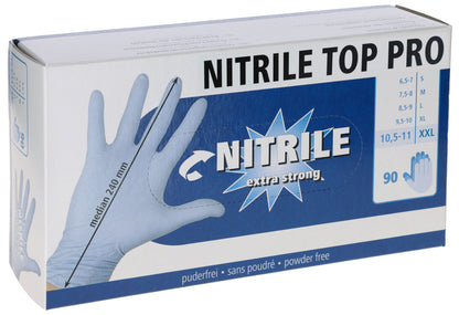 Nitril Top Pro, vel.XXL modre tokavice za enkratno uporabo 9