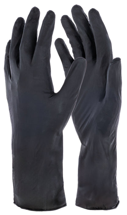 ROKAVICE veterinarske 30cm - Nitrile crne M (50kos)