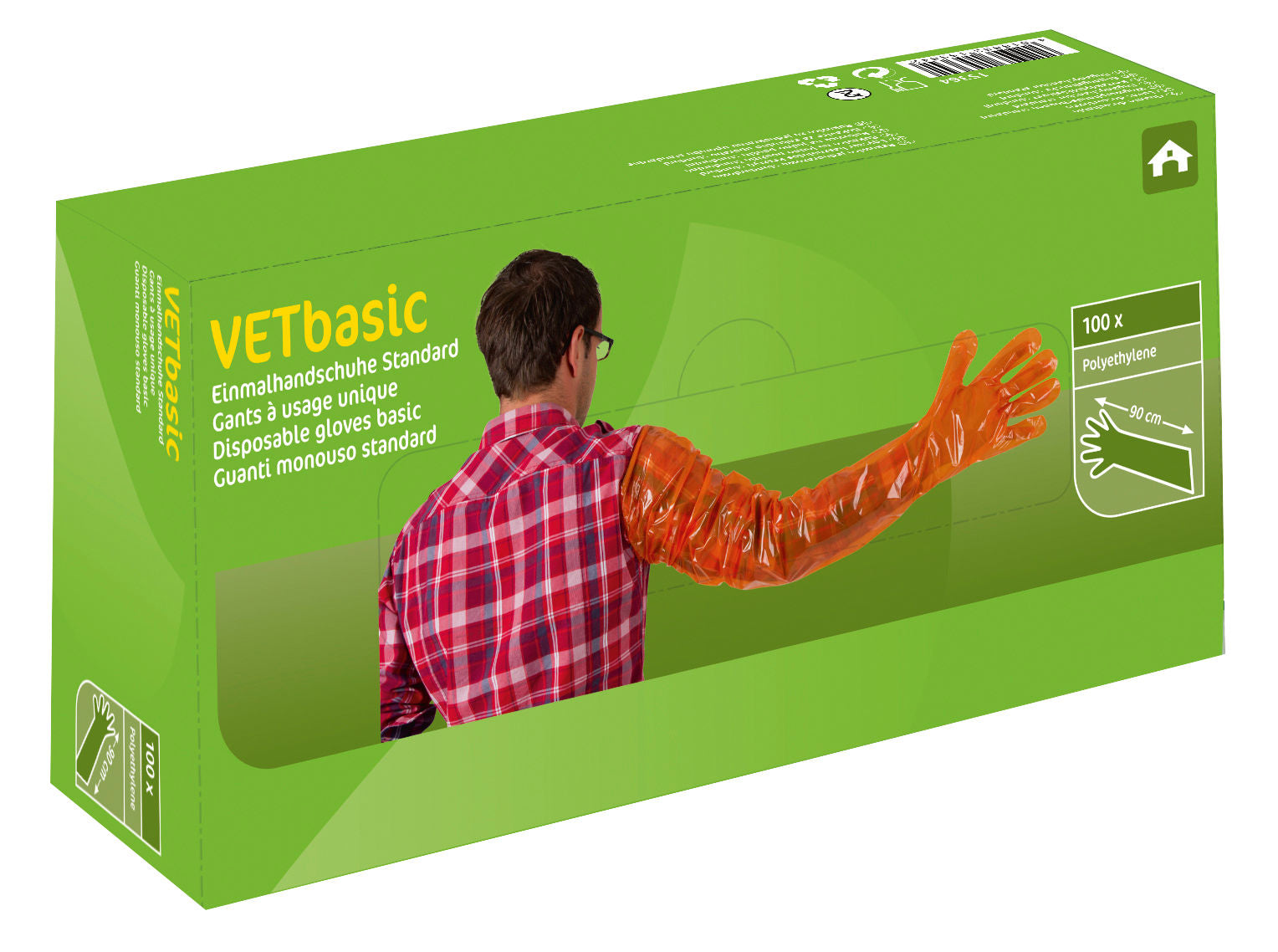 ROKAVICE veterinarske 90cm - VETbasic (100kos)