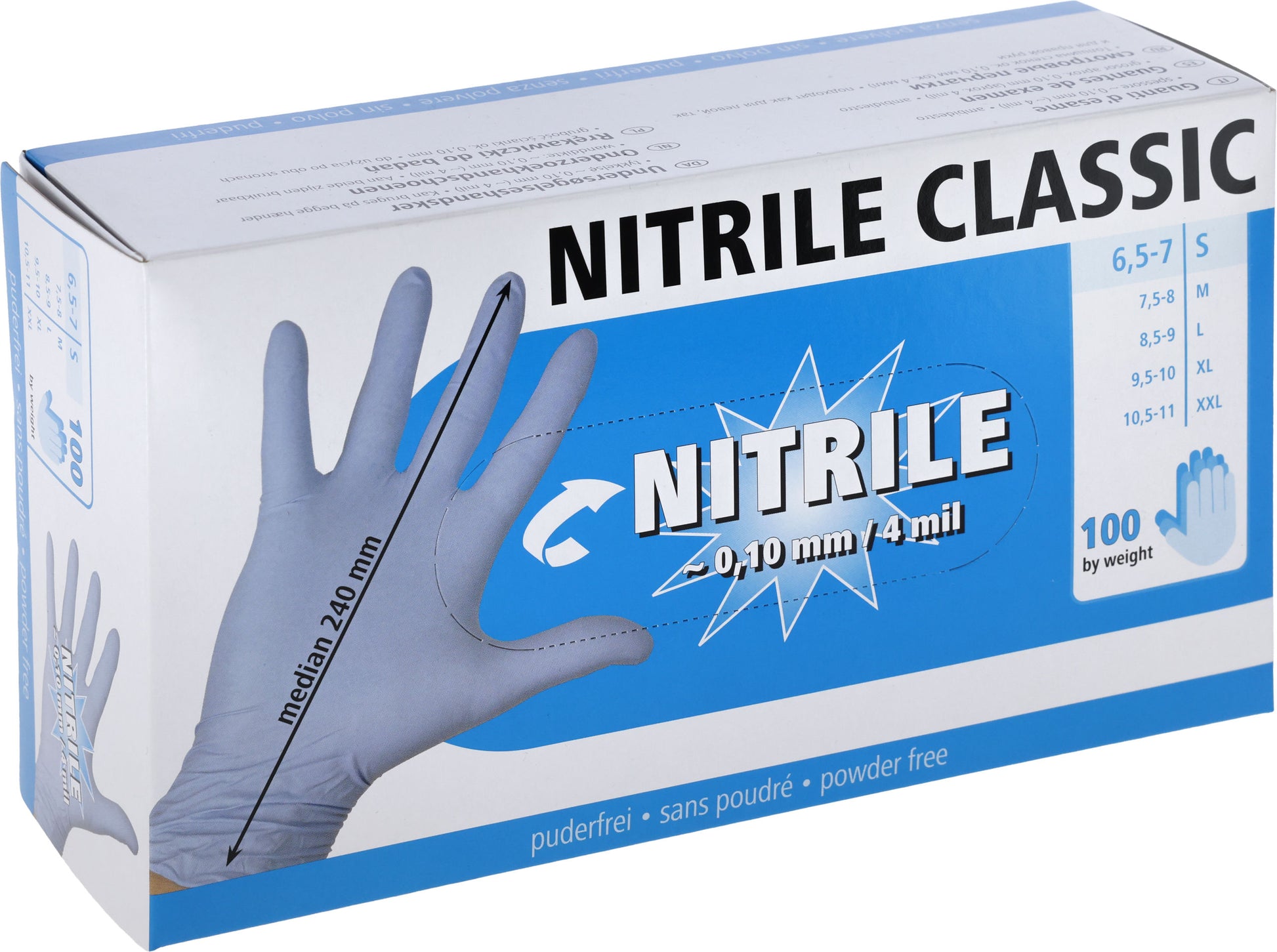 ROKAVICE veterinarske 24cm Nitrile 4 M (100kos)