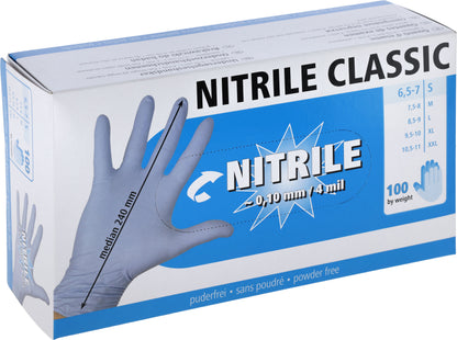 ROKAVICE veterinarske 24cm Nitrile 4 XL (100kos)