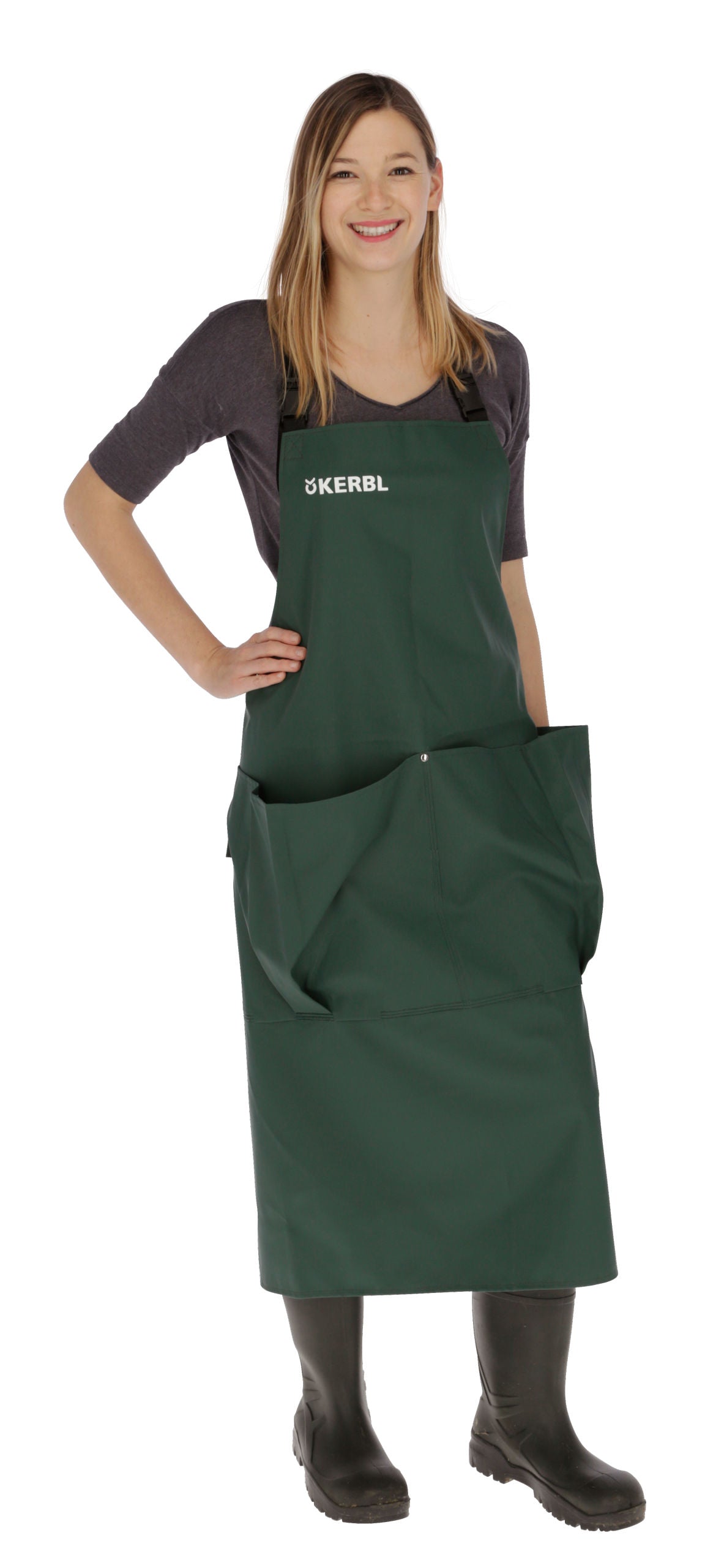 PREDPASNIK premium z žepi 110×118cm - zelen