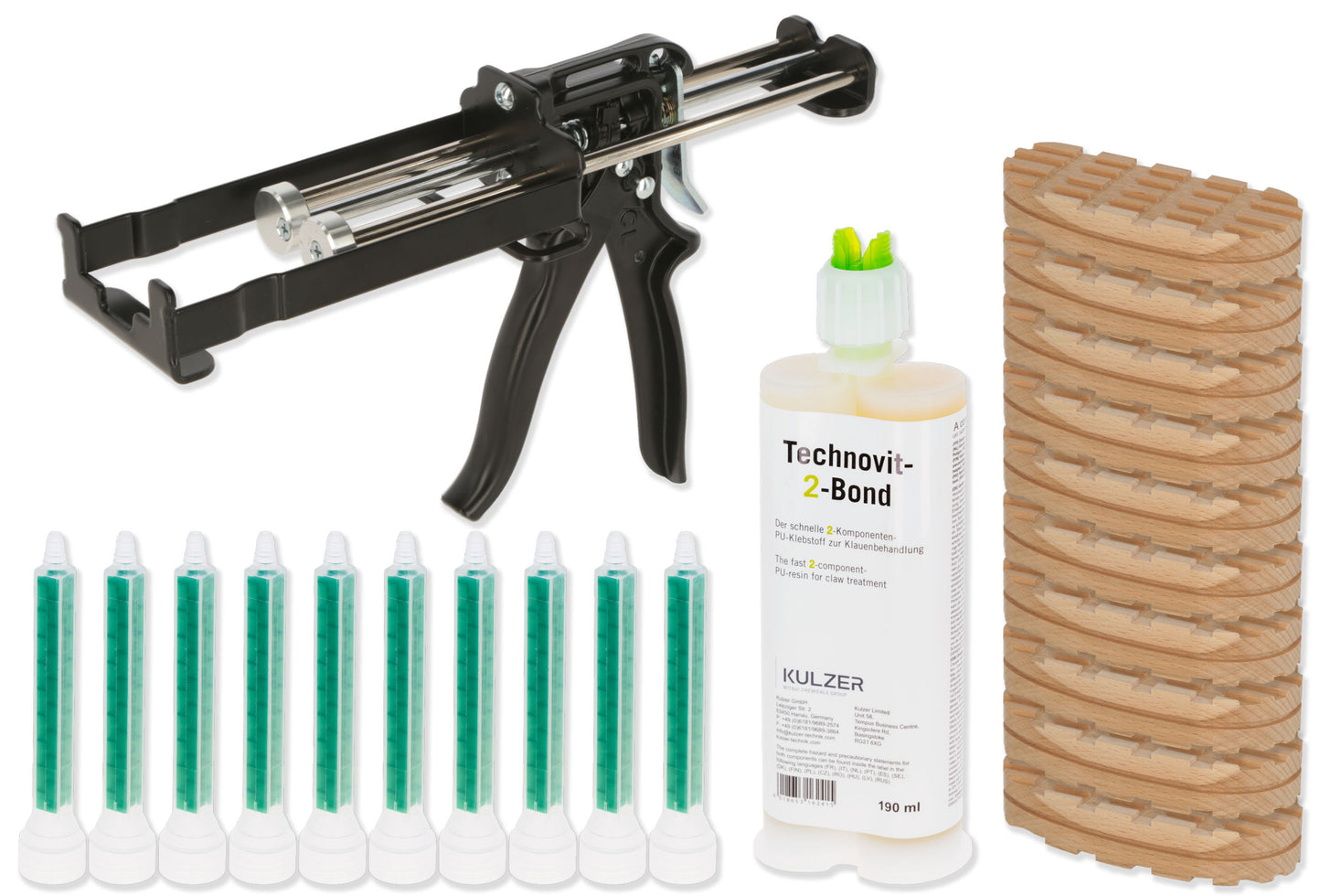 Technovit-2-Bond začetni kompl Dozirna pištola, 10 uporab