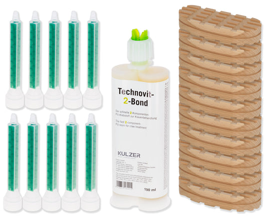 Technovit-2-Bond komplet, brez Dozirna pištola, 10 uporab