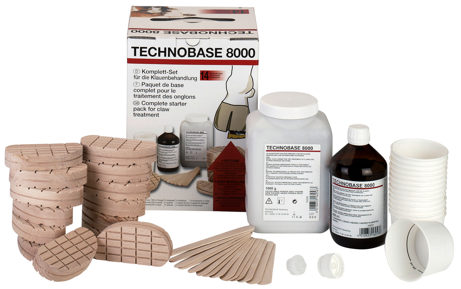 TECHNOBASE 8000 - komplet za 14×