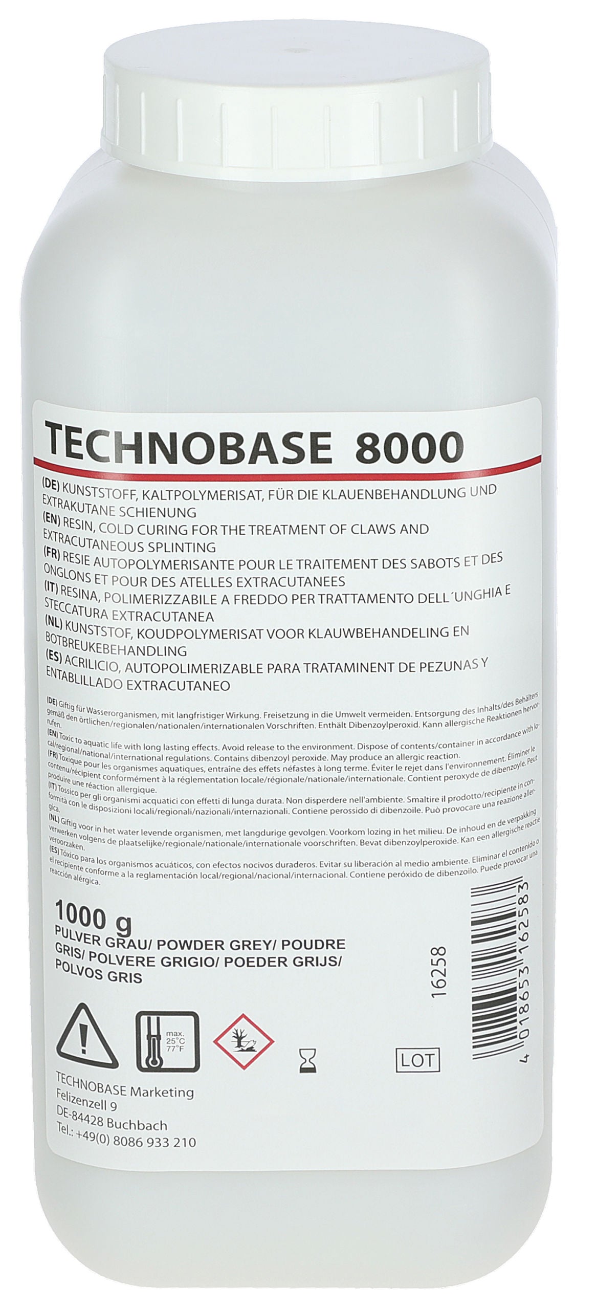 TECHNOBASE 8000 - prašek 1.000g