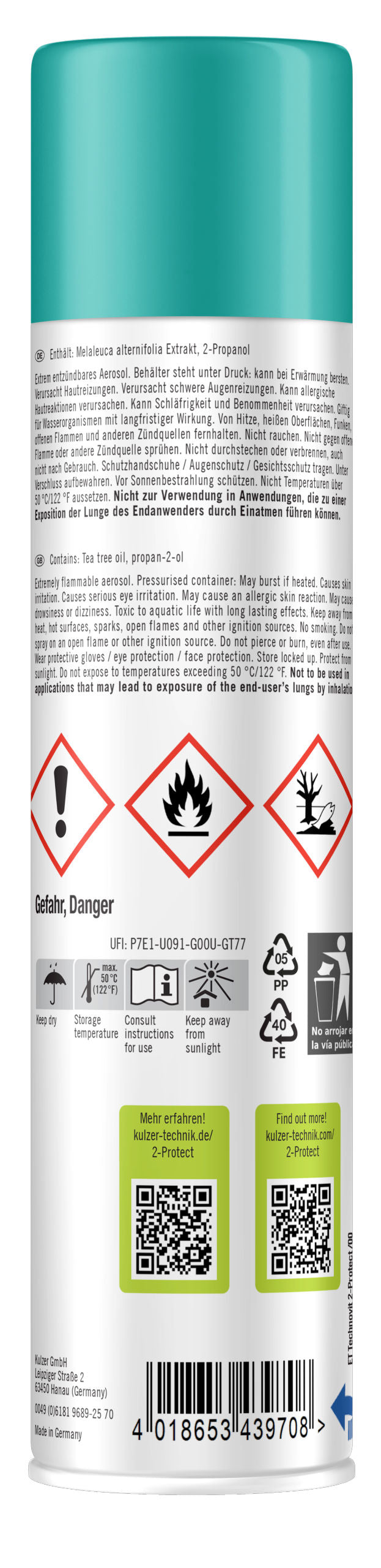 sprej za zaščito kopit Technov 300  ml