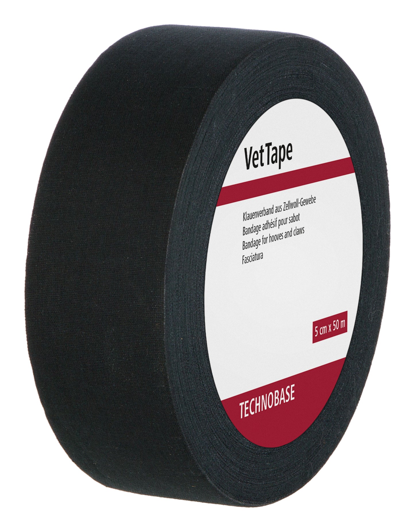 POVOJ za parklje 50m × 50mm VetTape - crn