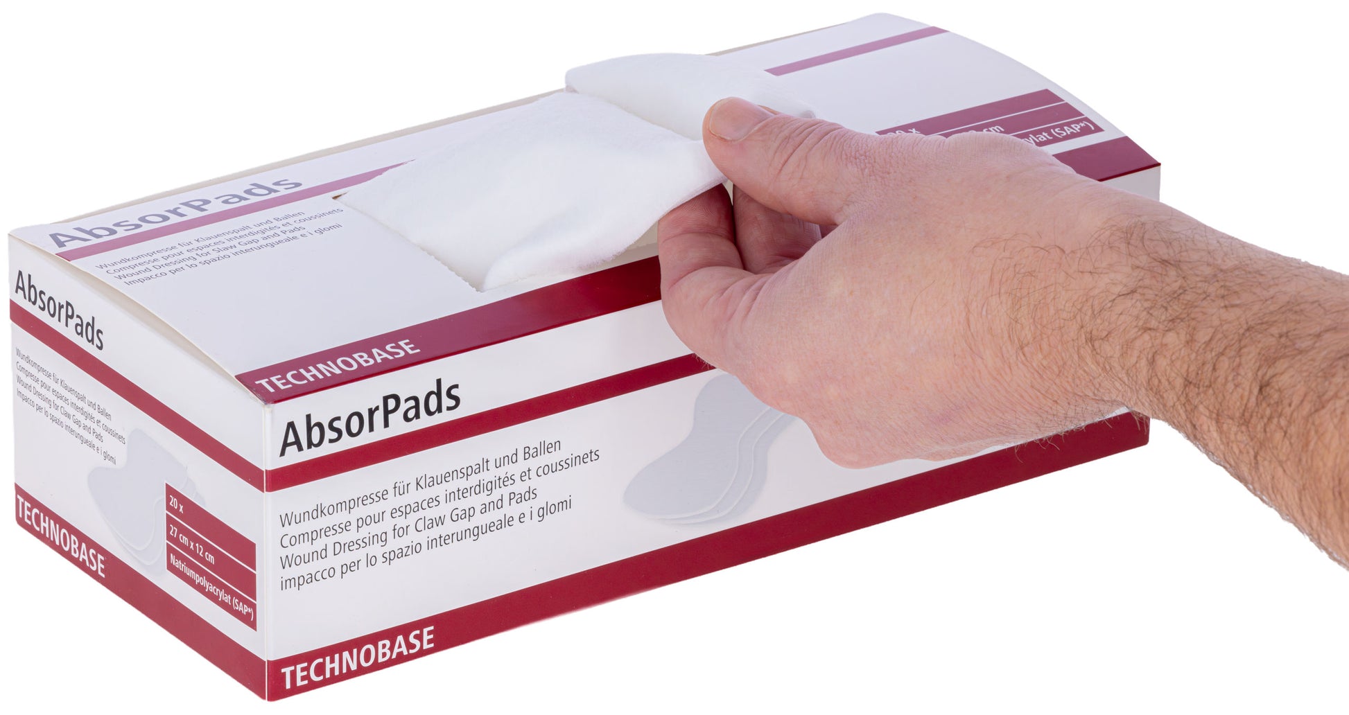 Kremplji AbsorbPads 20 kosov v škatli z razpršilni