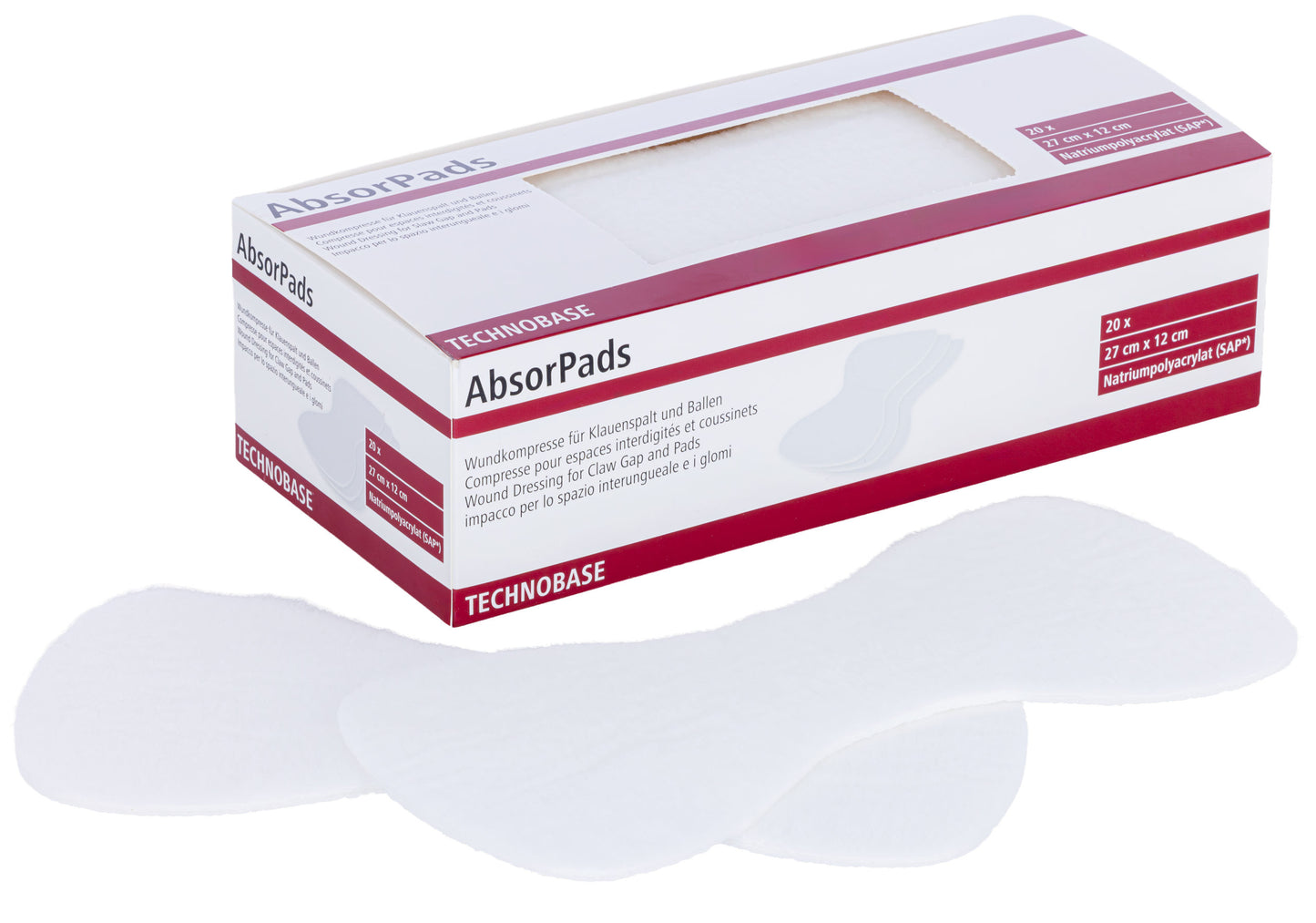 Kremplji AbsorbPads 20 kosov v škatli z razpršilni