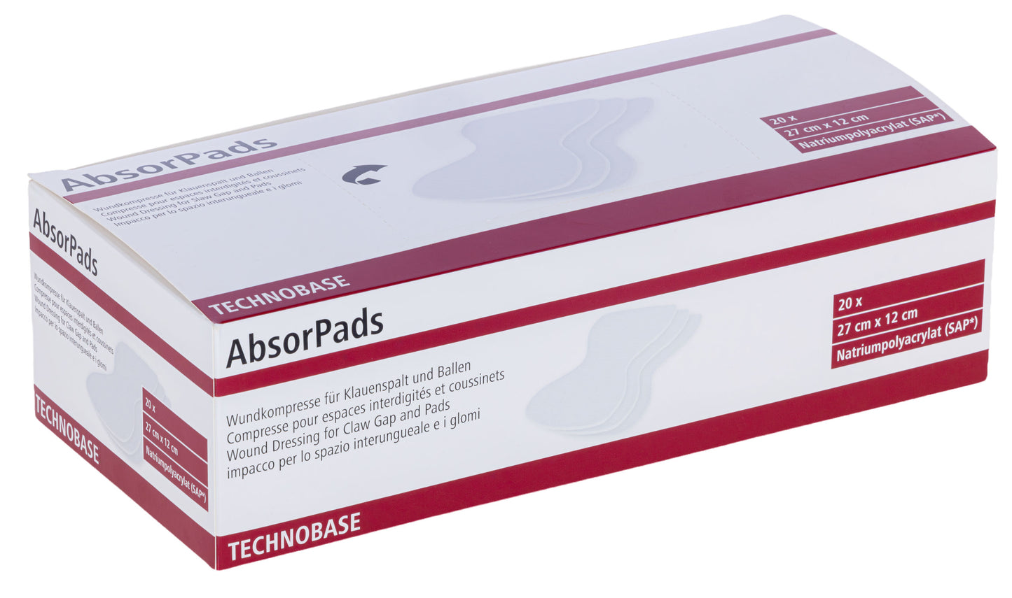 Kremplji AbsorbPads 20 kosov v škatli z razpršilni