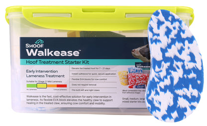 WALKEASE za nego parkljev L komplet za 10x - modra
