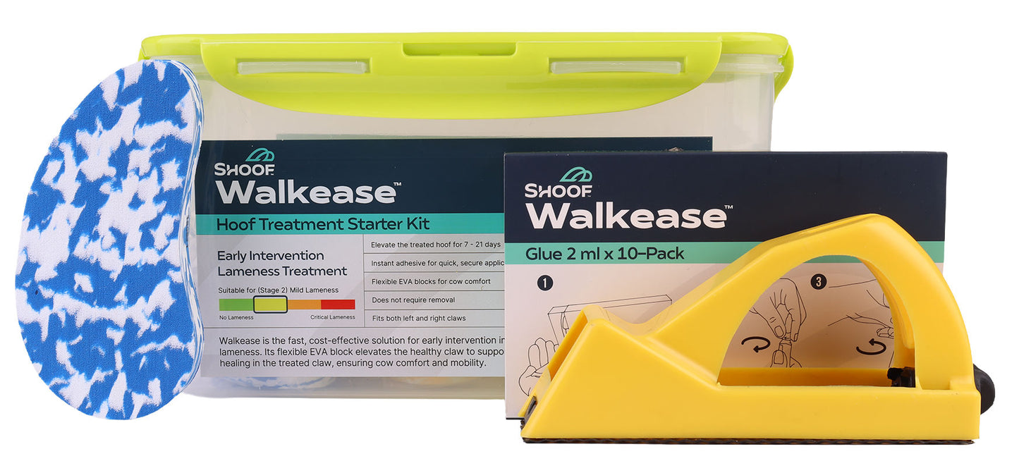 WALKEASE za nego parkljev L komplet za 10x - modra