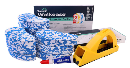 WALKEASE za nego parkljev L komplet za 10x - modra