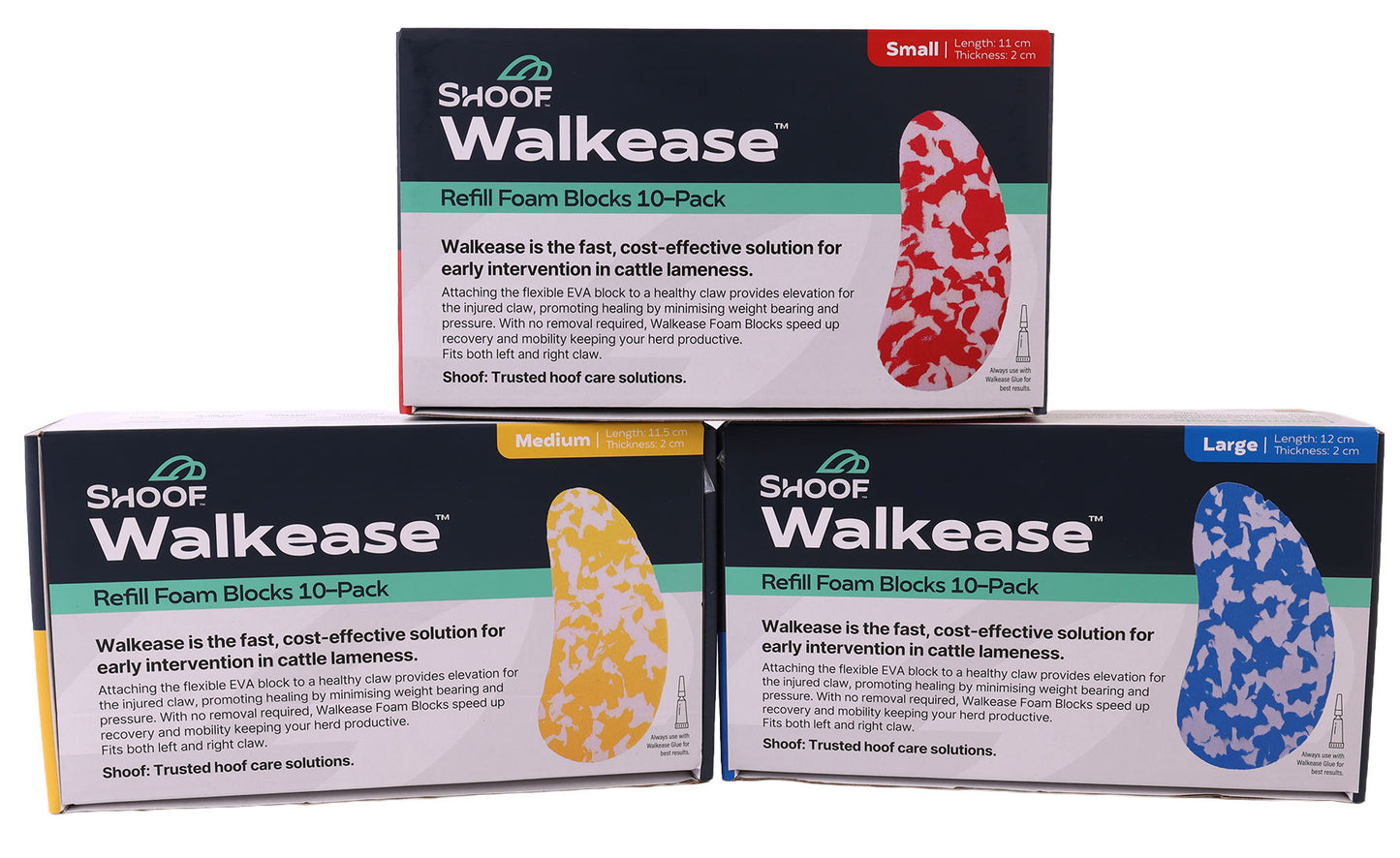 WALKEASE - podkvica EVA S  (10 kos)