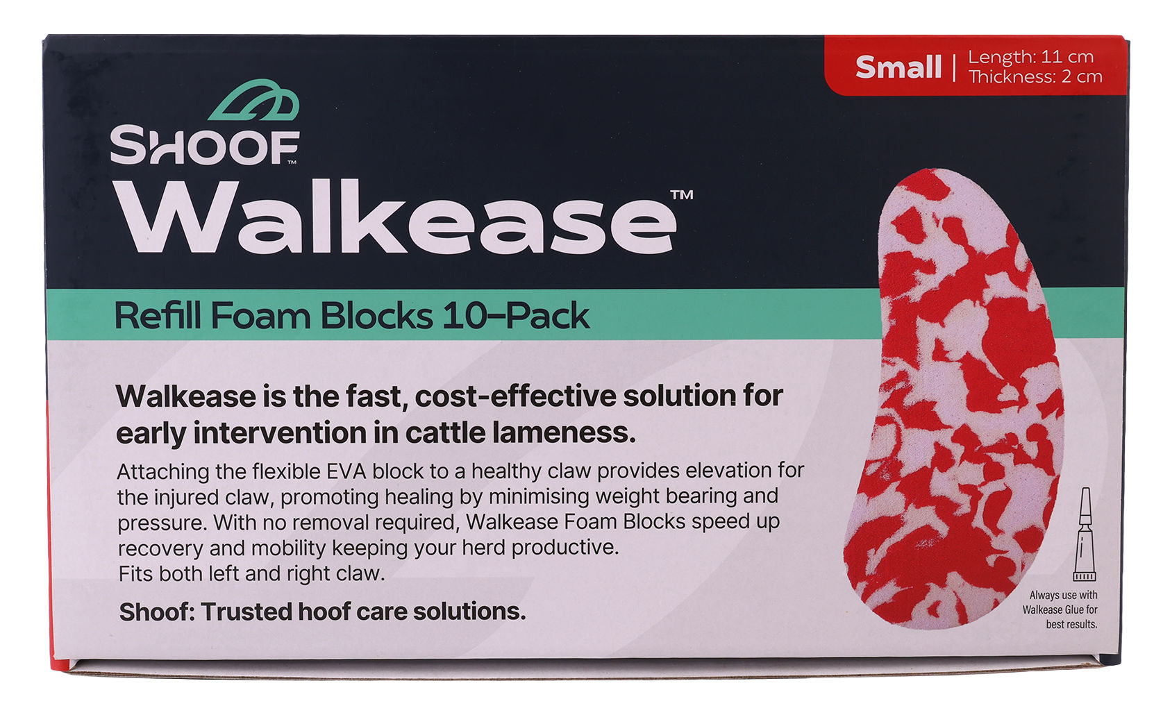 WALKEASE - podkvica EVA S  (10 kos)
