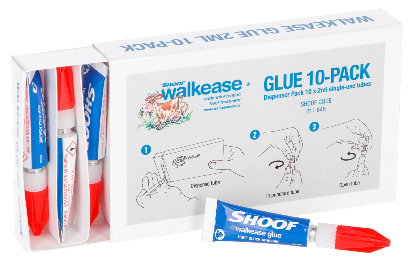 WALKEASE - lepilo 2ml (10 kos)