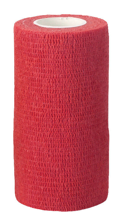 EquiLastic samolepilna Povoj, širine 10 cm, rdeč