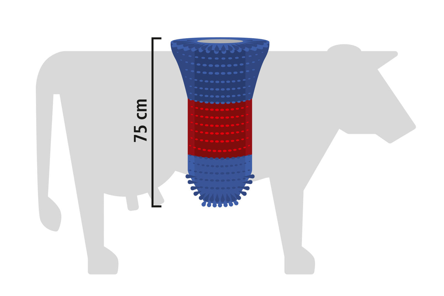Krtača za govedo HAPPYCOW FlexiSwing